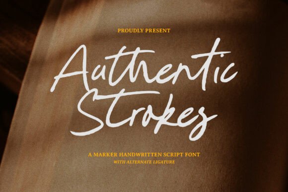 Authentic Strokes Font: Elevating Small Business Branding