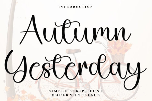 Autumn Yesterday Font: Elevating Small Business Branding