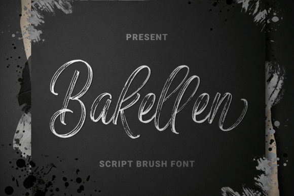 Bakellen Font: A Brush Script for Handmade Products