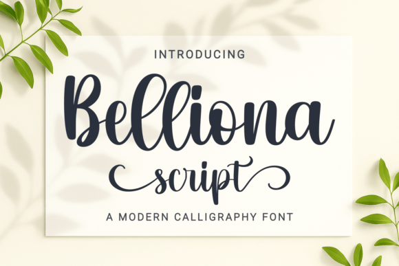 Belliona Font: Elevating Handmade Labels and Decor