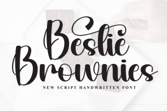 Bestie Brownies Font: Editorial Warmth and Flow