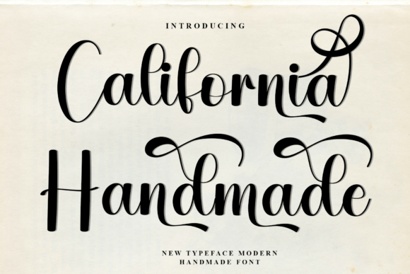 California Handmade Font Review for Brand Identity