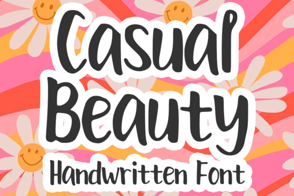 Casual Beauty Font: Playful Display Type for Web Design