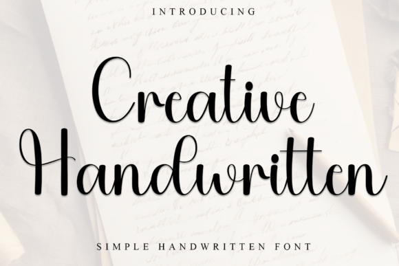 Creative Handwritten Font: Festive Campaign Design