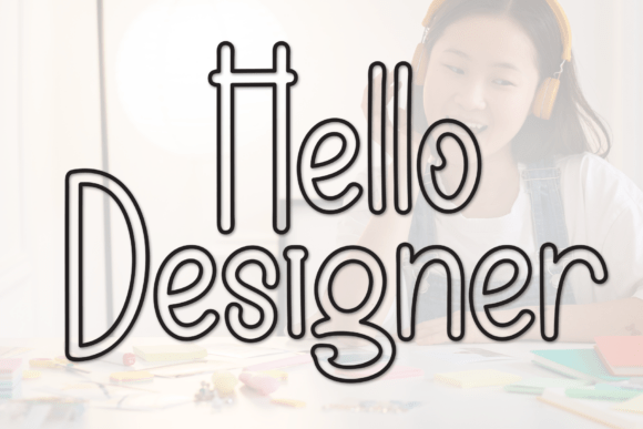 Hello Designer Font: A Casual Display Typeface for Campaigns
