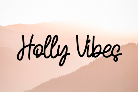 Holly Vibes Font: Elevating Handmade Product Design