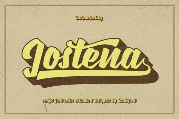 Jostena Font: Elevating Small Business Brand Identity