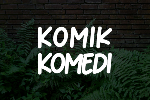 Komik Komedi Font: Playful Typography for Web Design