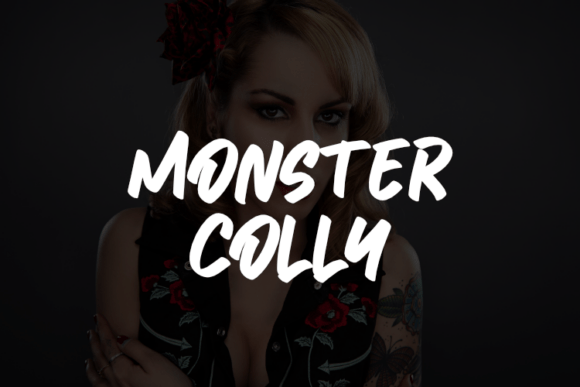 Monster Colly Font: A Creative Typeface for Campaigns