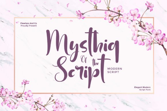 Mysthiq: A Designer’s Take on This Script Font