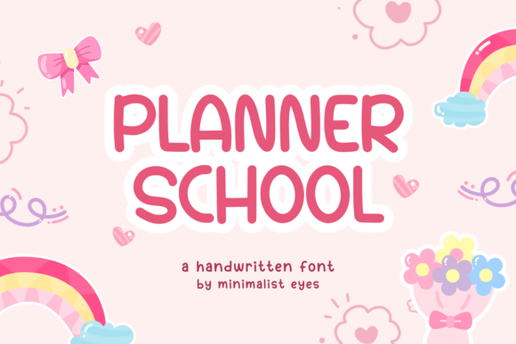 Plannerschool Font: Playful Typography for Digital Campaigns
