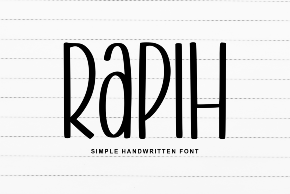 Rapih Font: Clean Handwritten Type for Editorial Design