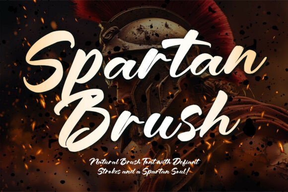 Spartanbrush Regular Font: Bold Digital Typography