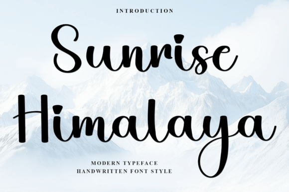Sunrise Himalaya Font: Elevating Web Design