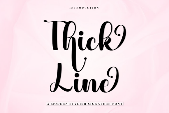 Thick Line Font: Adding Festive Warmth to Editorial Layouts