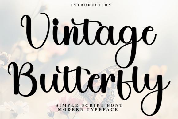Vintage Butterfly Font: Elevating Small Business Branding