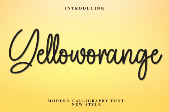 Yelloworange Font: Editorial Warmth for Modern Layouts
